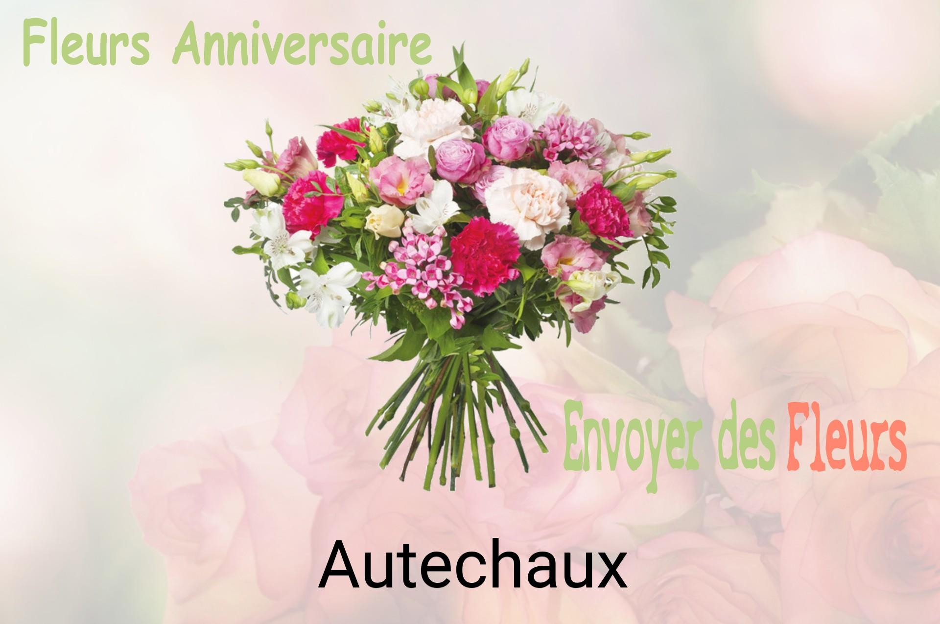 Bouquet de fleurs d’anniversaire livré à Autechaux