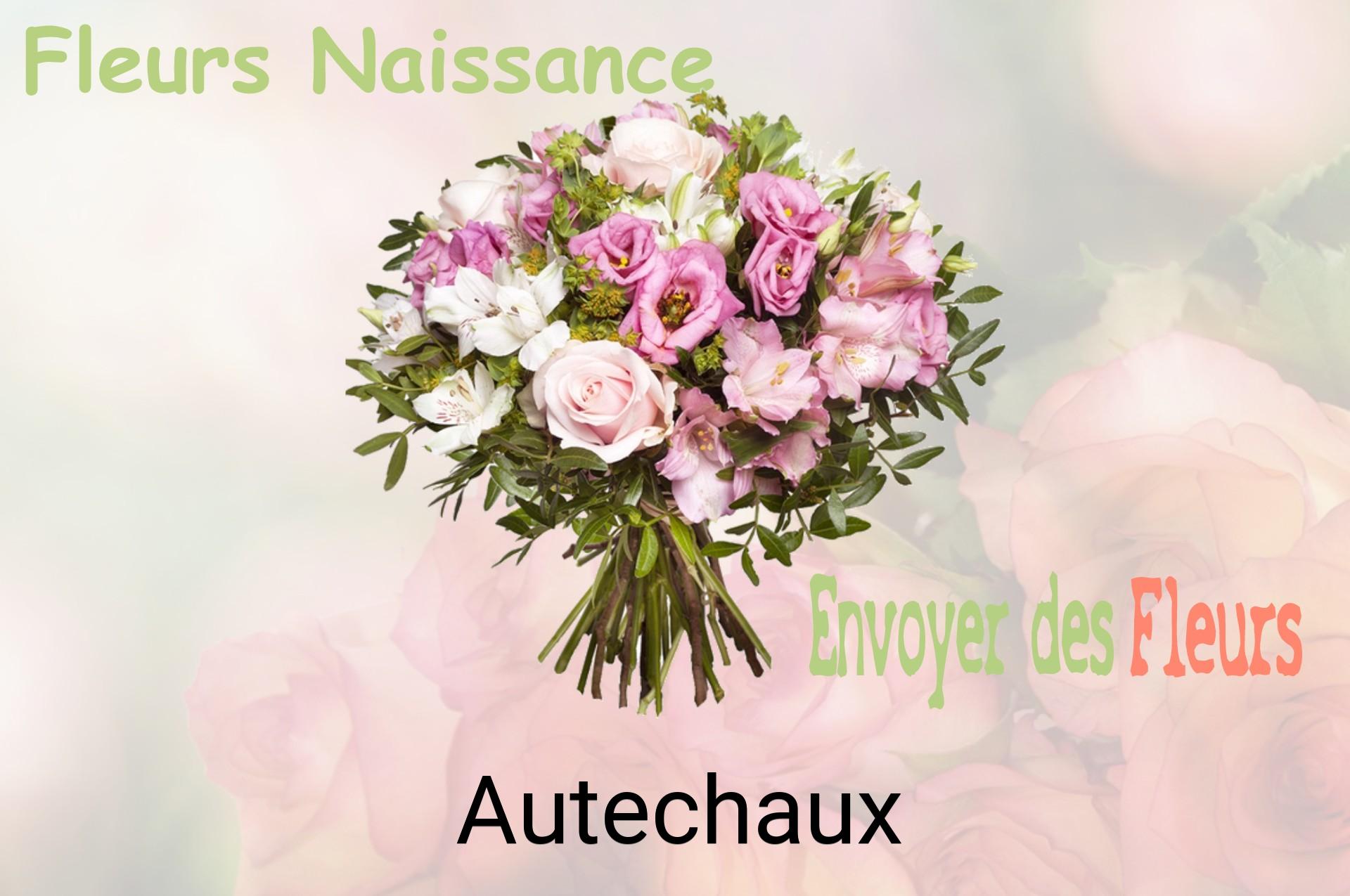 Bouquet de fleurs de naissance livré à Autechaux